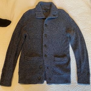 J. Crew Men's cable knit cardigan